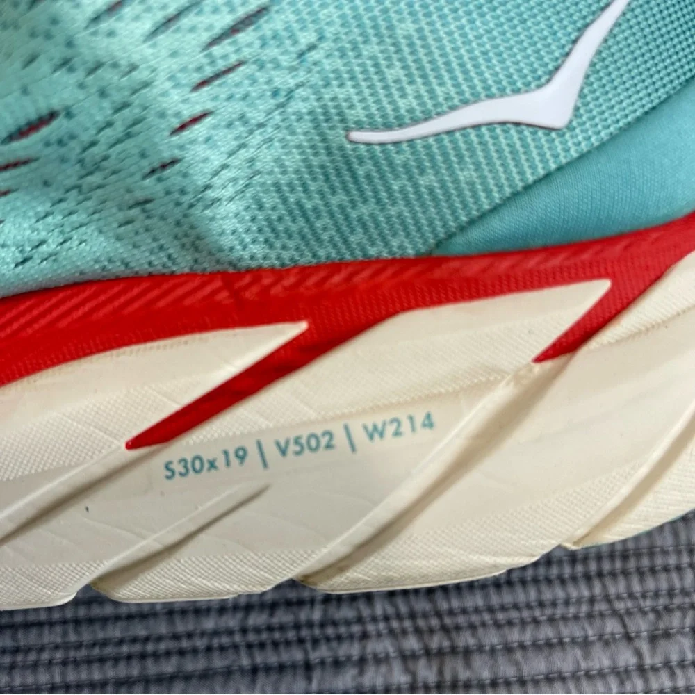 Hoka One One Clifton 8 Women's Size 9 B Blue Running Athletic Sneakers - Picture 9 of 12